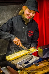 A raclette vendor